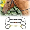 Horse Snaffle Bite Stainless Steel Eggbutt Bit Horse Chew Jointed Mouth Bit Horse Training Equipment Equestrian Products 1