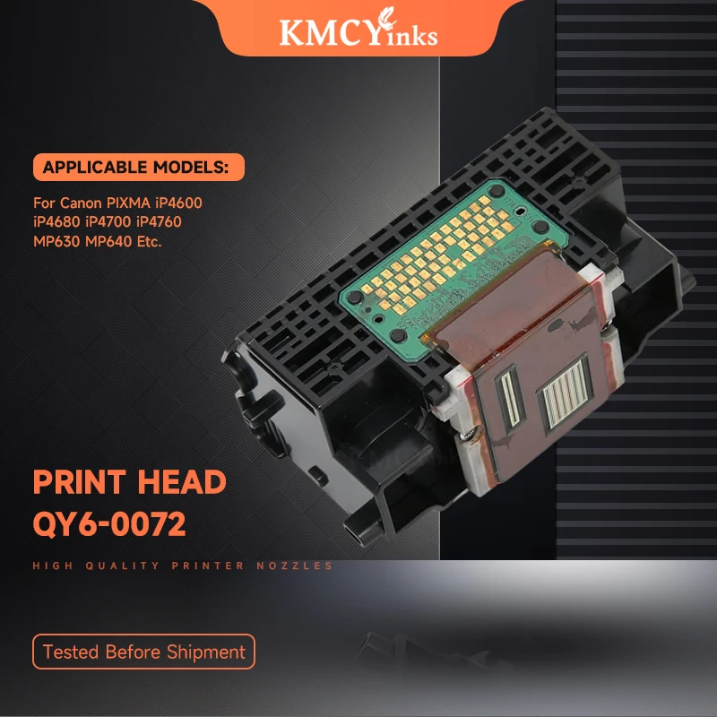 

KMCYinks QY6-0072 QY60072 печатающая головка, Замена печатающей головки для принтеров Canon iP4700 iP4760 MP630 MP640iP4600 iP4680
