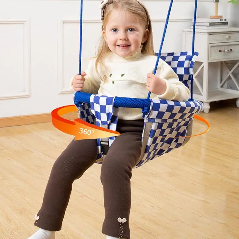 Kids Swings For Outside Funny Playground Swing Toddler Indoor Outdoor Swing Set Backyard Swingset Playground Accessories For 2