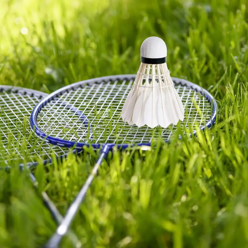 Badminton Shuttlecock Ball Sports Tool Durable Foam Head Soft Texture Badminton Racket Duck Feather 3Pcs