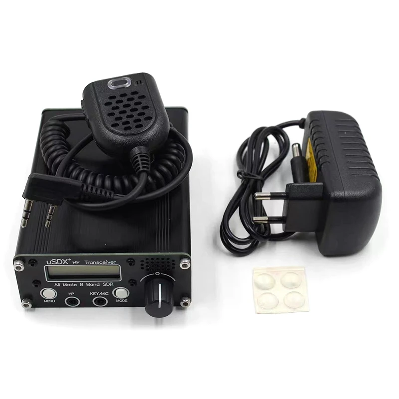 

USDR USDX + Plus V2 8-полосный SDR трансивер HF SSB QRP ЖК-дисплей динамик микрофон HF трансивер с европейской вилкой долговечный
