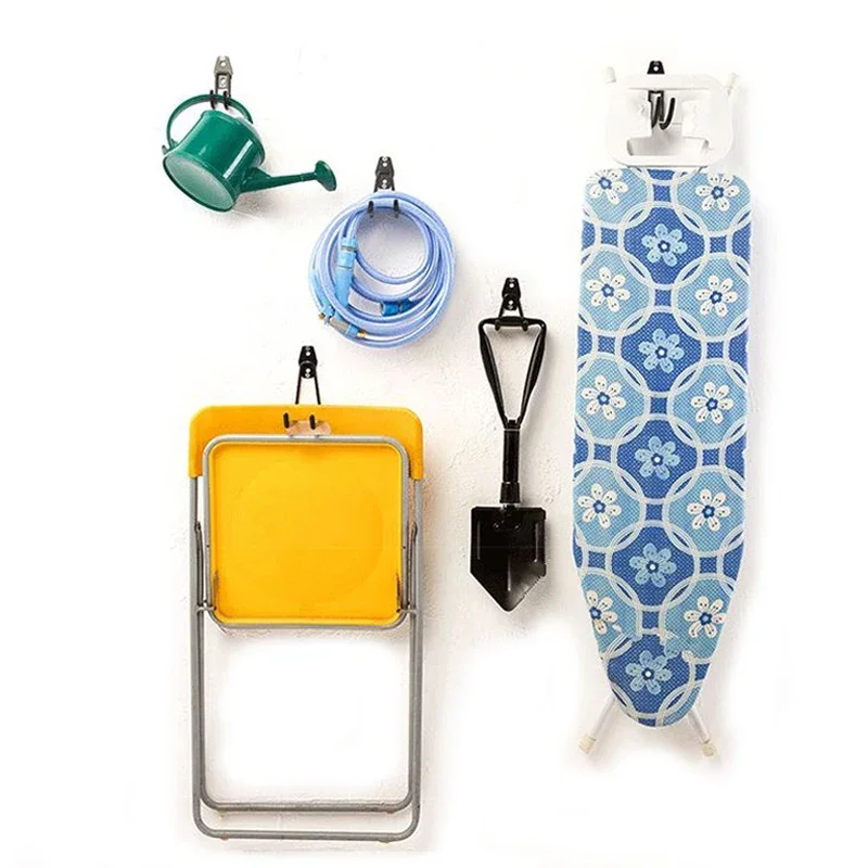 Stainless Steel Wall Mounted Storage Hook For Garden Tools_voghion.com