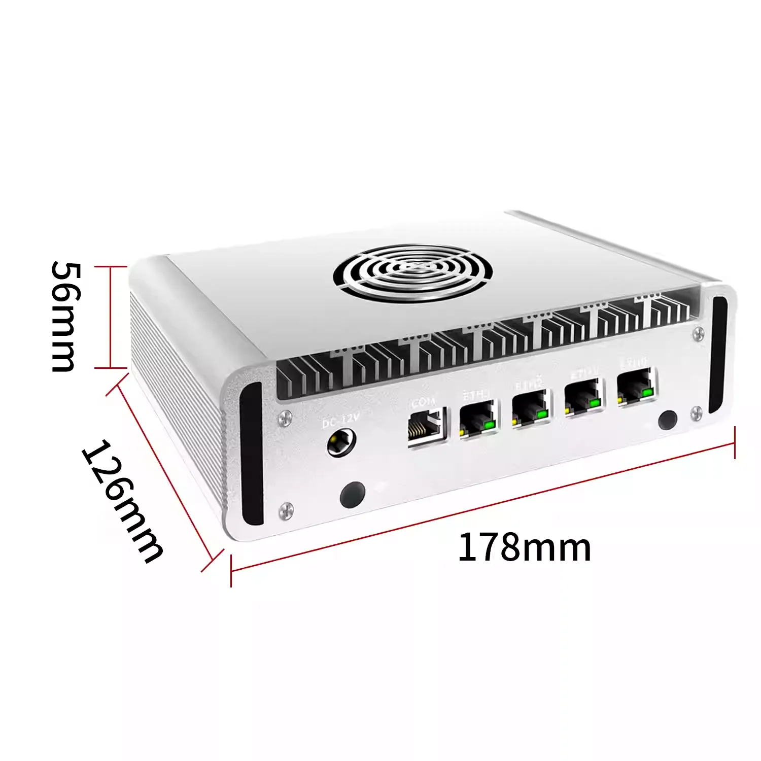 Topton Metal Firewall Mini PC Intel N150 AMD Ryzen Embedded R2314 4x2.5G LAN NVMe 6xUSB Proxmox PfSense OPNsense Home Server
