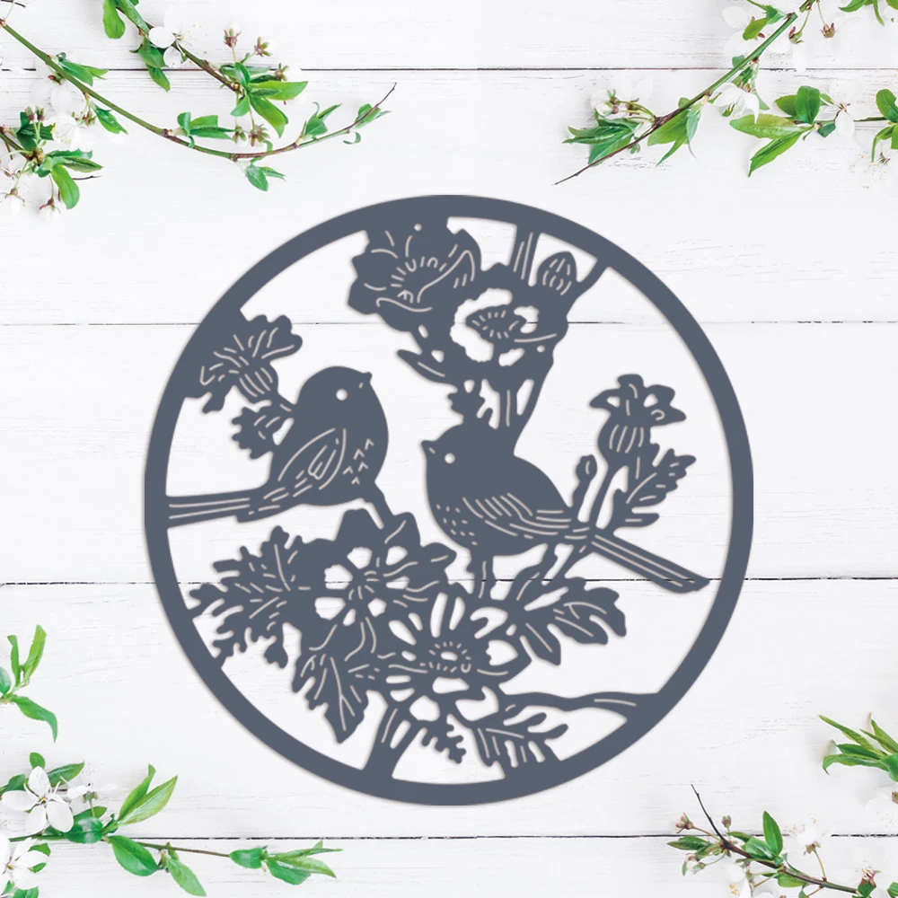 ZbFwmx Metal Die Cuts Bird Cut Dies Birthday And Flower Cut...