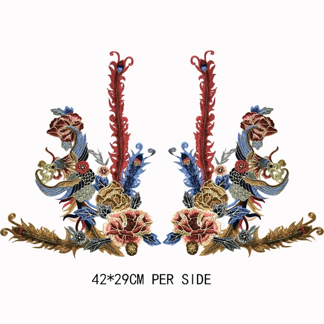 세련된 피닉스 자수 패치로 의류를 돋보이게 하세요