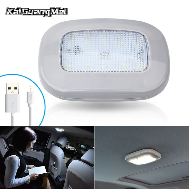 Luz táctil magnética de mano para techo de coche, lámpara de techo,  iluminación Interior de coche, luz de lectura nocturna, lámpara de lectura,  luces interiores de coche - AliExpress