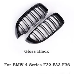 Sleek Gloss Black Chrome Double Slat Performance Grille (Gloss Black)