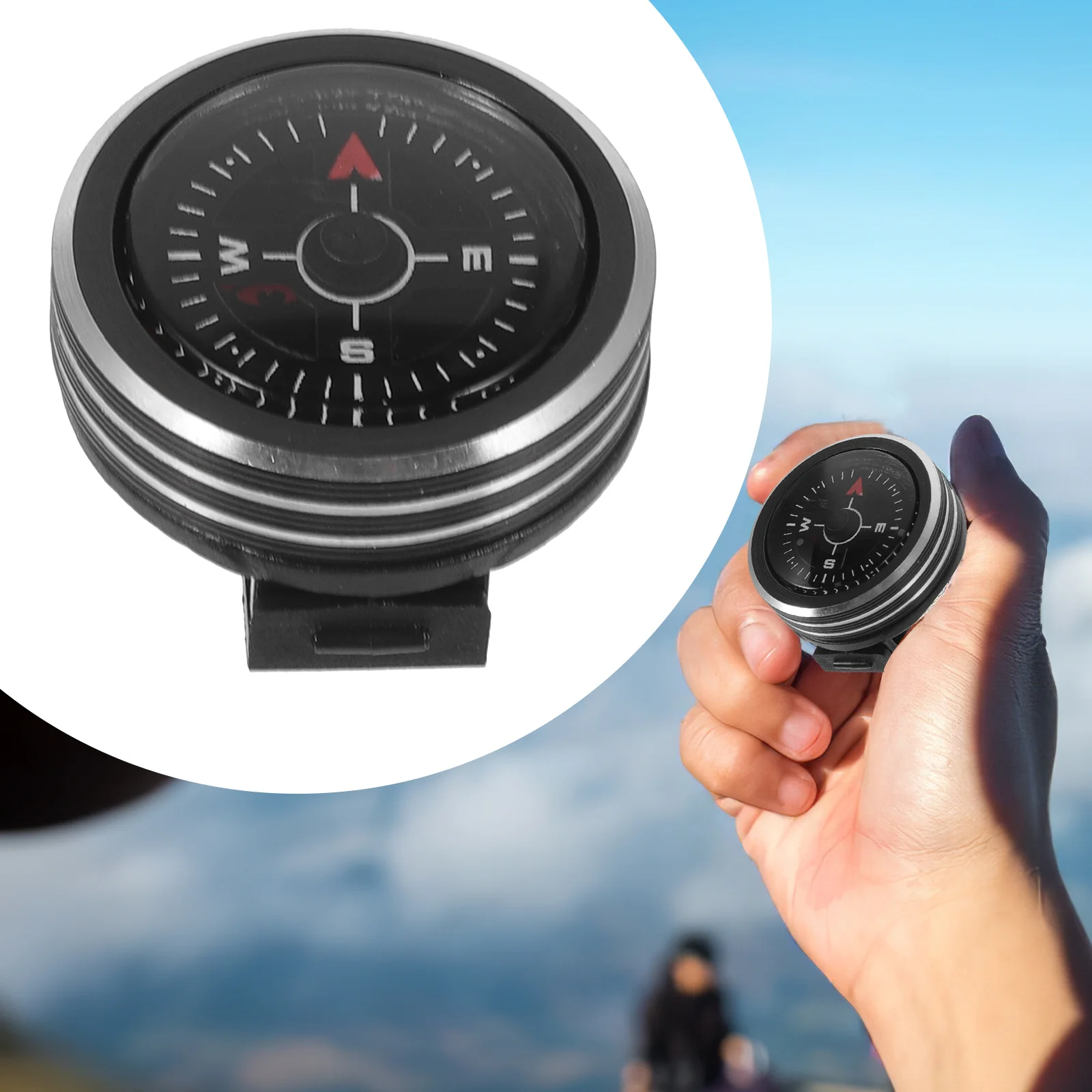

Compass Outdoor Hiking Camping Supplies for Adornment Decoration Retro Accessories