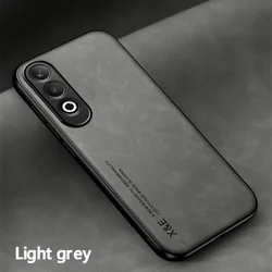 Enhanced Shockproof Phone Case with Magnetic Car Holder and Protective Cover for OPPO K12x 5G (Light Grey)