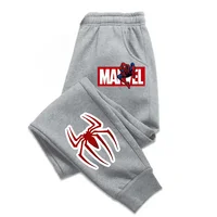Cartoon Spider Man Simple Printed Children's Pants Daily Casual Boys' Baby Sports Pants Comfortable Autumn Winter Street Wear 1