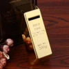 Gold Bullion Bar Coin Bank Simulation Plastic Piggy Bank Creative Novelty Small Size Portable for Kids Children Birthday Gifts 3