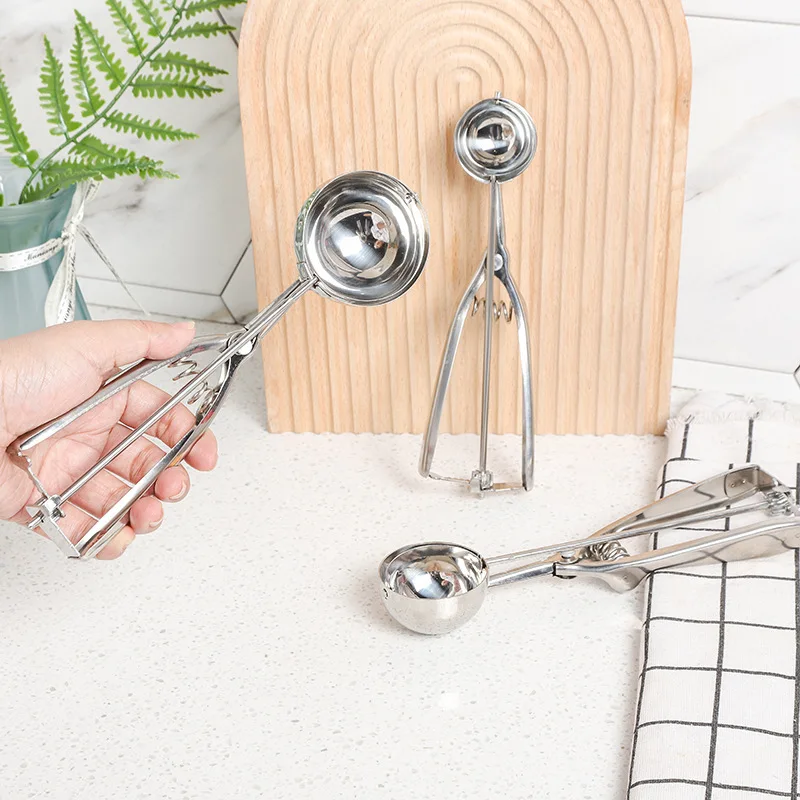 Multi-style Stainless Steel Ice Cream Scoop Ball Digger Handmade Ice Cube Mold Easy Demoulding Kitchen Accessories Tray Mold