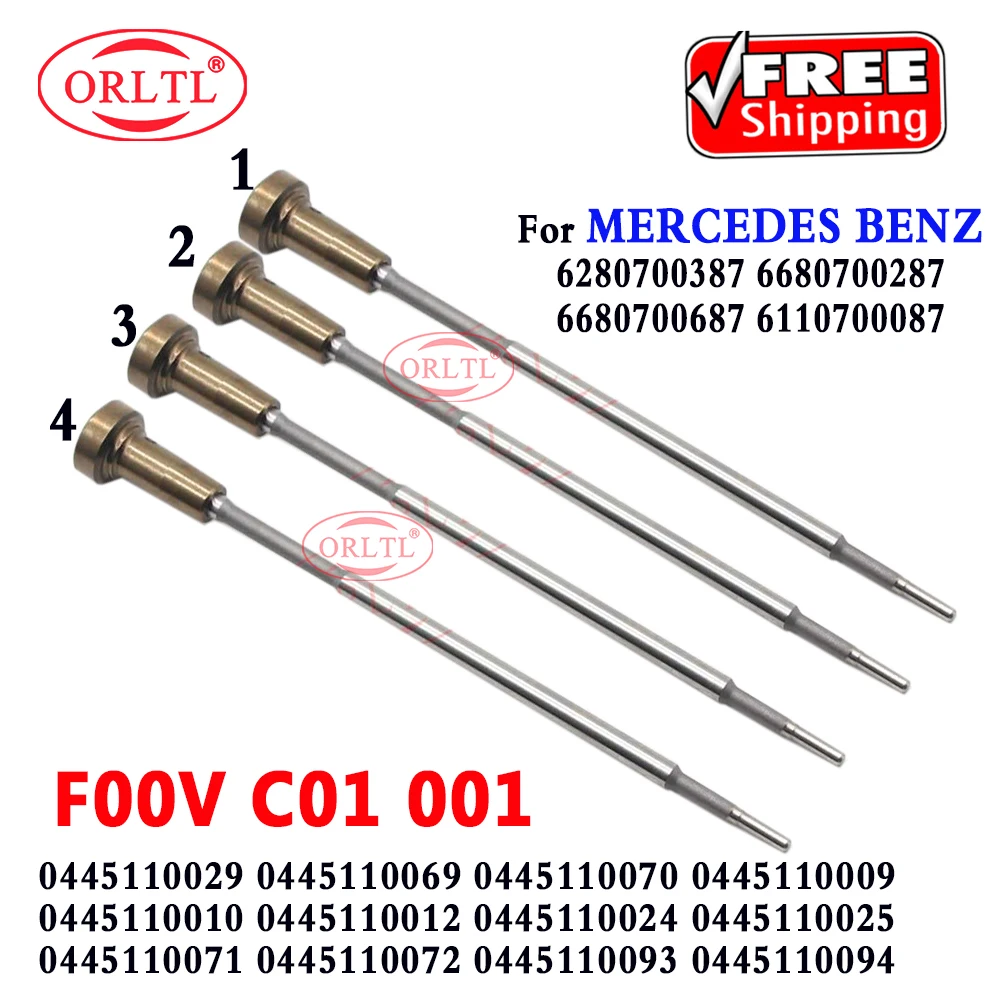 

ORLTL F00VC01001 Diesel Injector Valve F 00V C01 001 Fuel Oil FOR MERCEDES BENZ 6280700387 6680700287 6680700687 6110700087