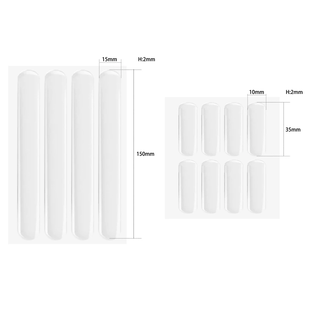 Door Stopper Drawer Door Cabinets Anti-Collision Silicone Handle Pad Self Adhesive Buffer Bumper Wall Protector