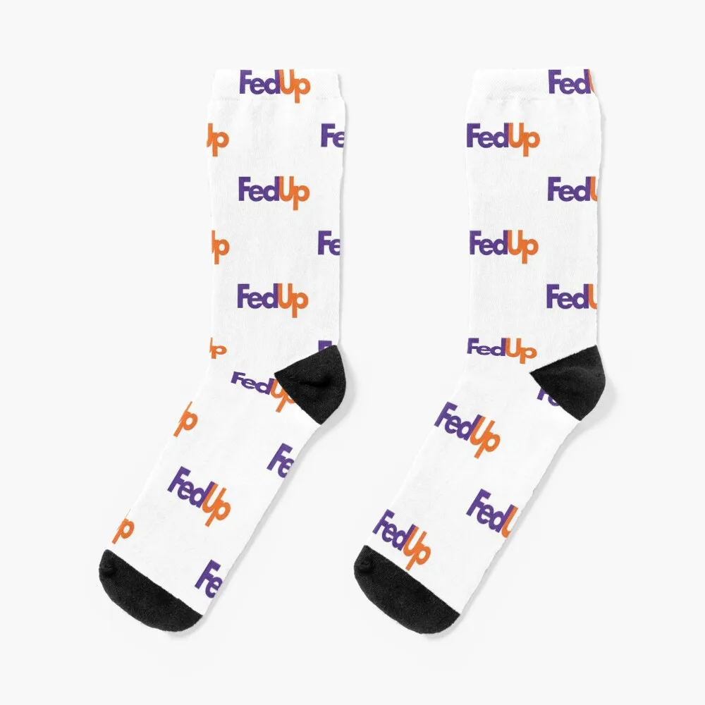 

Fed Up - Im Fed Up Cap - Fed Ex Logo - Fe dEx Express Socks gift tennis hockey Designer Man Socks Women's