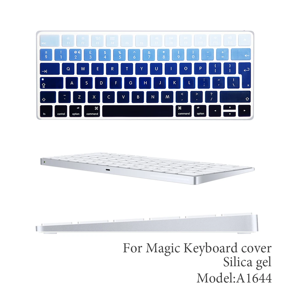 Rainbow Gradient Silicone Keyboard Cover - Protective Skin