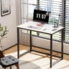 Small Computer Desk  Desk for Small Spaces Sturdy Home Office Desk Modern Gaming Desk Study Writing Laptop Table 1