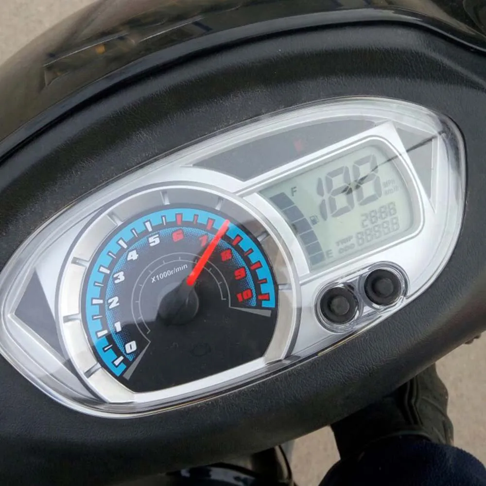 Jog-デジタルバイク走行距離計100cc,ヤマハ,ホンダ,タコメーター