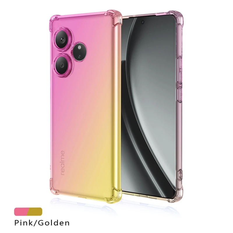 Four-Corners Shockproof Gradient TPU Protective Phone Case
