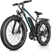 Adult electric bicycle, peak 1000W electric bicycle,25MPH 60 miles, with 48V 13AH battery, rear frame, 7-speed, front suspension 1