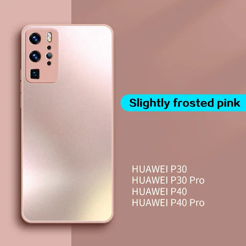 For Huawei P40Pro mobile phone case P30Pro new full pack lens ultra-thin frosted glass soft silicone protective shell cover bellroy case Cases & Covers