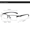 Blue Light Blocking Myopia Glasses For Women Men Fashion Metal Full Frame Eyeglasses Student Near Sight Eyewear Diopter To -6.0 6