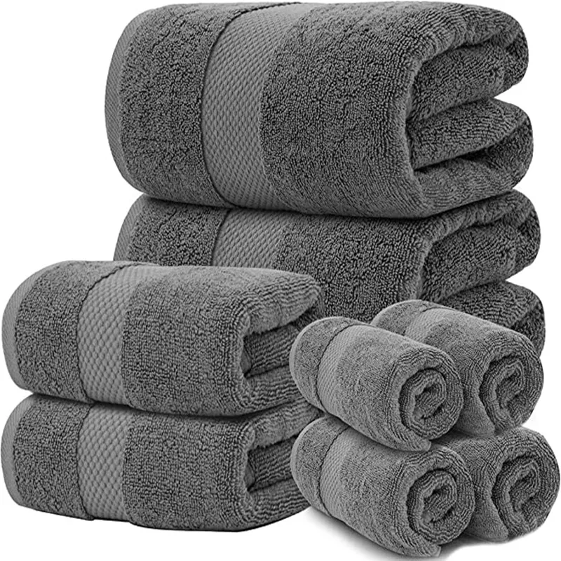 100% Microfiber Bath Towel Maximum Softness and Absorbency Thickened Premium Soft and Luxurious Dark Grey microfiber towel bath towel