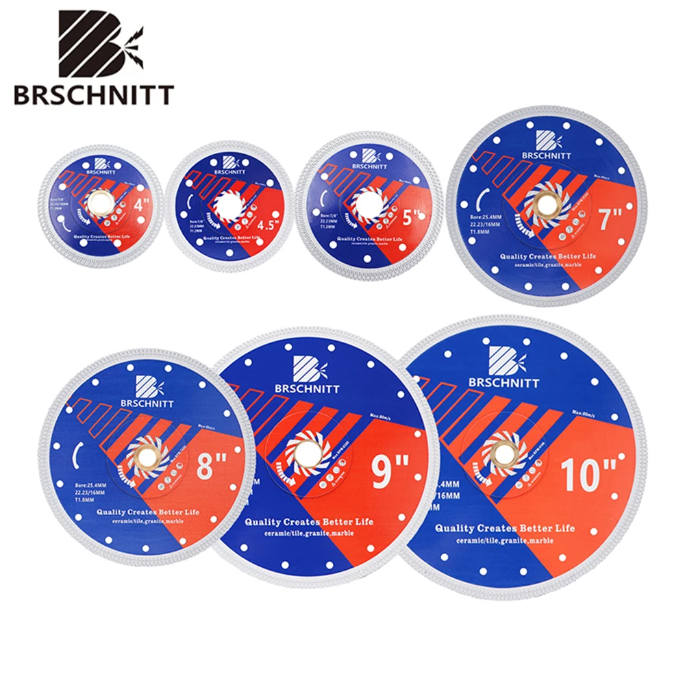 1 Stück Diamant-Trennscheibe, Sonderangebot, 105-250mm, für Fliesen, Keramik, Porzellan, Marmor, Granit, Winkelschleifer-Platte