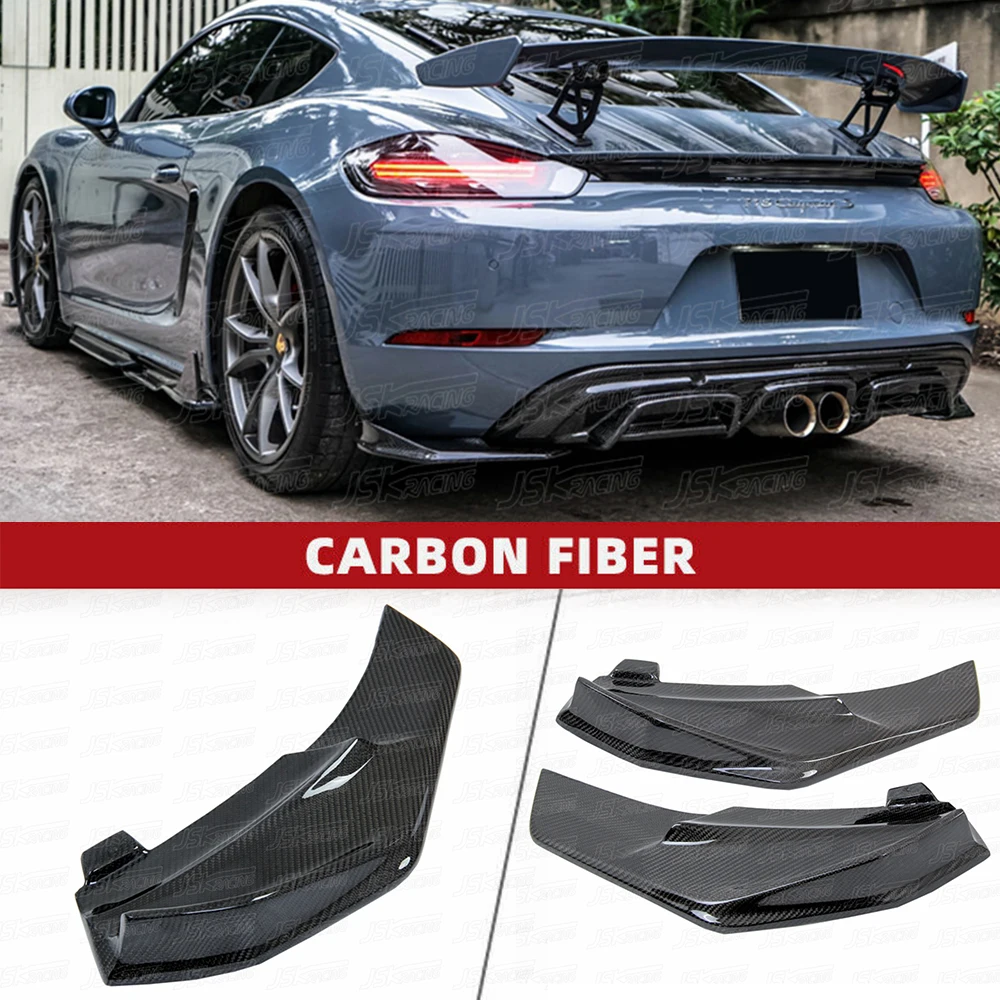 

A S-образный сплиттер для заднего бампера из углеродного волокна для Porsche Cayman 718 2016-2018 (JSKPCCM16014)
