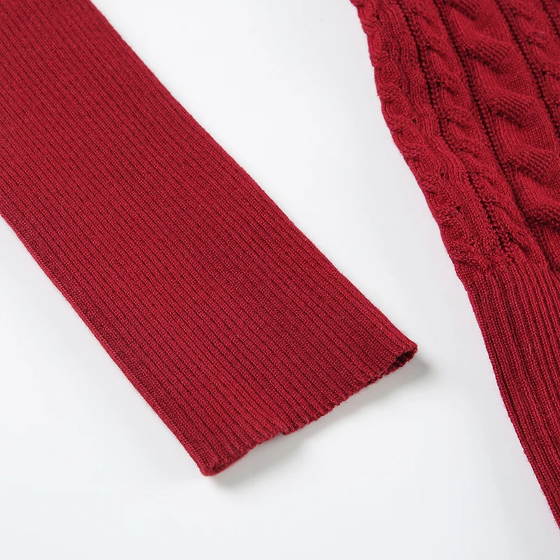 Solid Twist Knit Fitted Sweater Top V Neck with Hooded Women Long Sleeve Pullovers Knitwear Casual Basic Y2K Outfits
