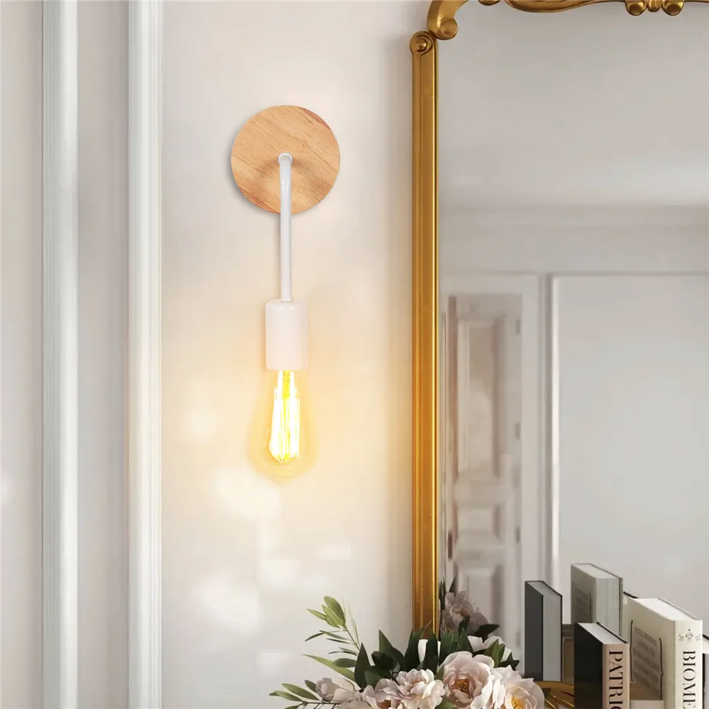 modern industrial wall light e27 fitting