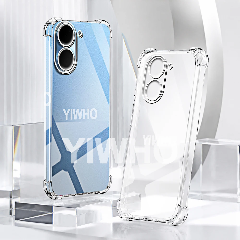 Premium Transparent Shockproof Soft TPU Clear Case - Luxury Full Cover