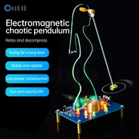 Analyste de balançoire électronique DC5V, production de circuits, bricolage, oscillation électromagnétique, kit de soudage expérimental, pièces détachées 4