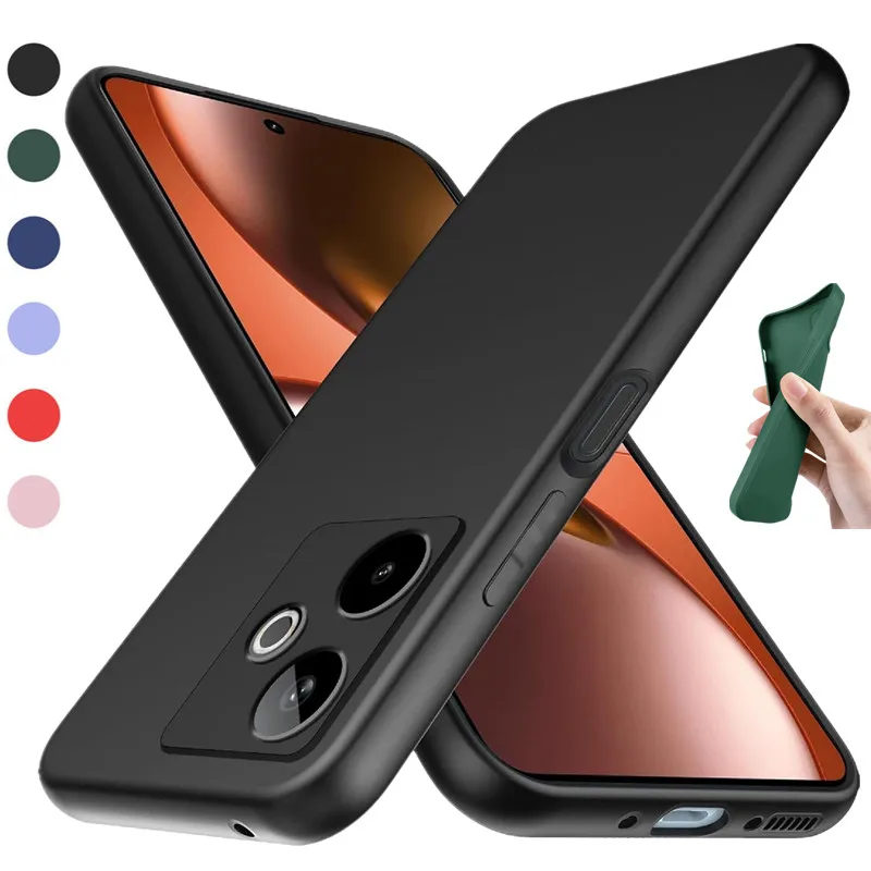 Flexible Liquid Silicone Protective Phone Case - Durable TPU Cover Shell