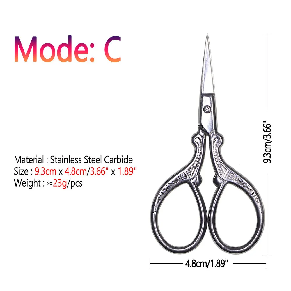 Stainless Steel Carbide Scissors Thread Yarn Feather Hair Synthetic Fiber Cutter Trout Fishing Lures Fly Tying Tool 1PC fishing scissors,fishing tools,fishing tool,fishing tackle,fishing accessories