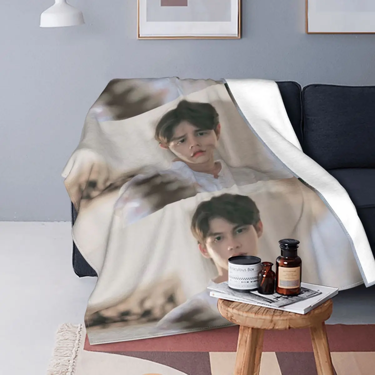 

2gether The Series Blanket Coral Fleece Plush Printed Breathable Soft Throw Blankets for Bedding Office Bedspreads