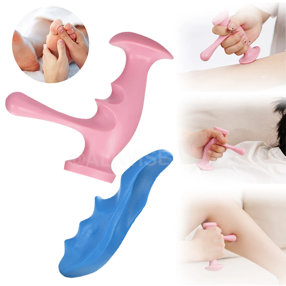 T-shaped Massager Thumb Finger Pressure Press Trigger Point Manual Physiotherapy Tool Full Body Portable Multifunctional Massage