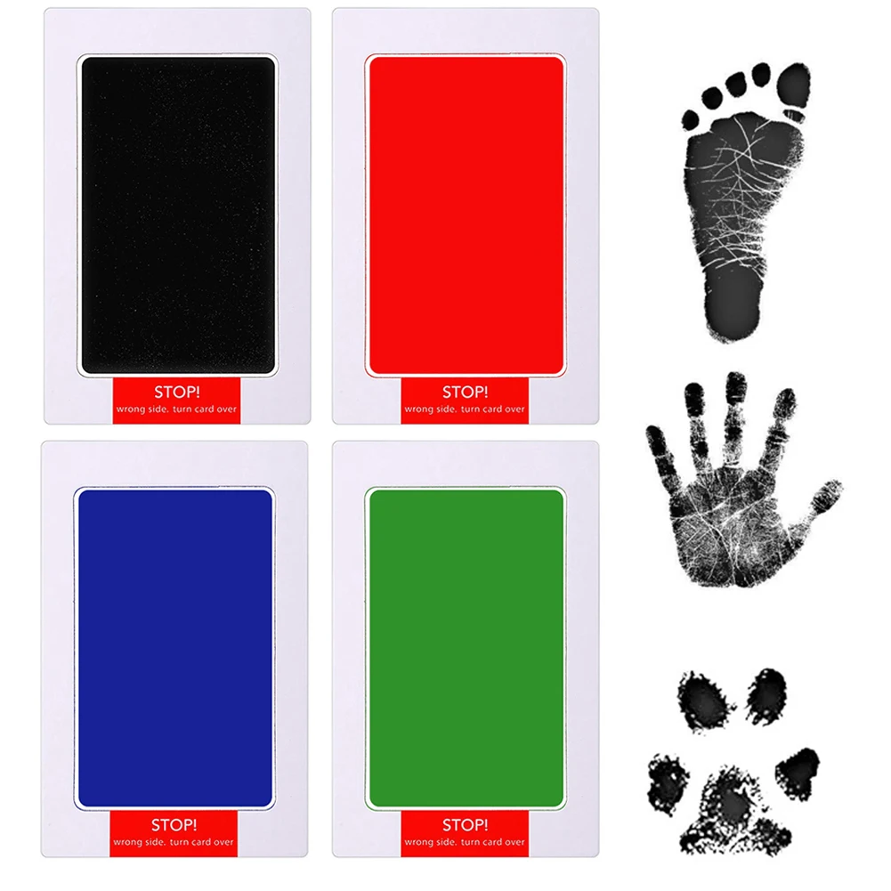 Tanio Ślady dziecka Handprint Ink Pads nietoksyczne wkłady sklep