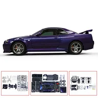1/8 Capo R34 RC Racing Car Model Radio Control Drifting KIT W/O Electrical Parts 2-Speed Gearbox Vehicle Truck Model TH22097 2
