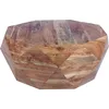 33-Inch Diamond Shape Acacia Wood Coffee Table with Smooth Top, Natural Brown 6