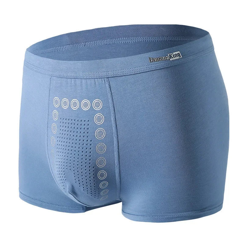 

Трусы-боксеры мужские из модала, нижнее белье, хлопковые дышащие шорты с пуговицами, с промежностью
