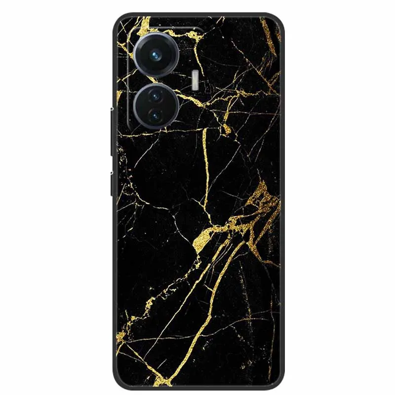 Elegant Marble Soft Silicone TPU Back Case - Shockproof Phone Cover
