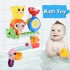 Baby Water Toys Wall Suction Cup Marble Race Run Track Baby Bath Tub Water Spray Bathroom Bathing Shower Toys for Children 1