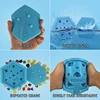DND Dice Mold Silicone 7 Standard Polyhedral Sharp Edge Dice Slab Mould for D&D, Tabletop RPG 3