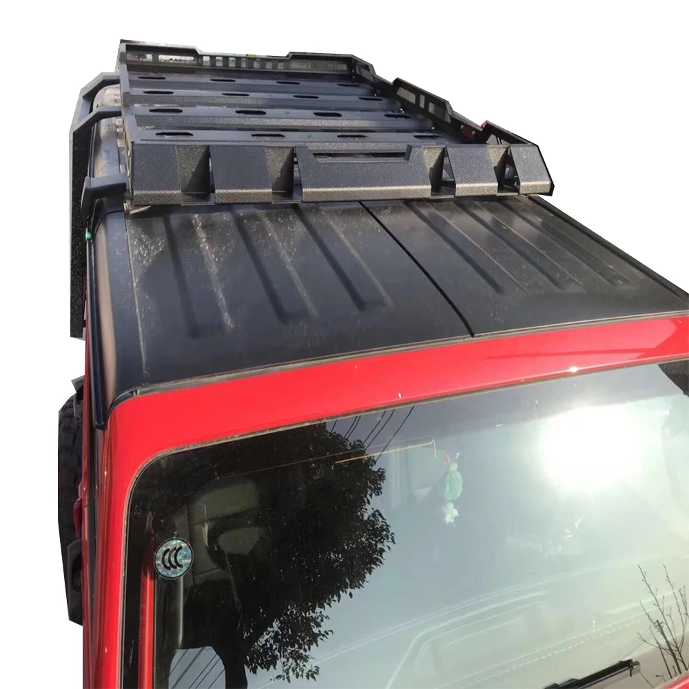 

Багажная вешалка на крышу Shanghai Sanfu JL1087 с боковыми лестницами, верхний багажный кронштейн, верхний багажник, подходит для Jeep W rangler JL 18 +