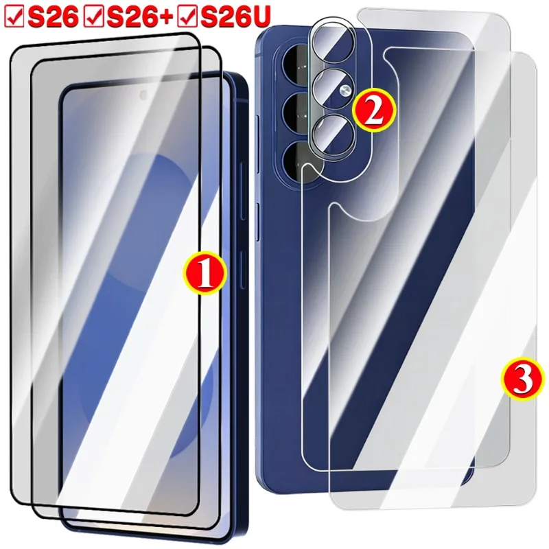6-in-1 Tempered Glass Screen & Lens Protector - Ultra Clear, Anti-Scratch Protective Film
