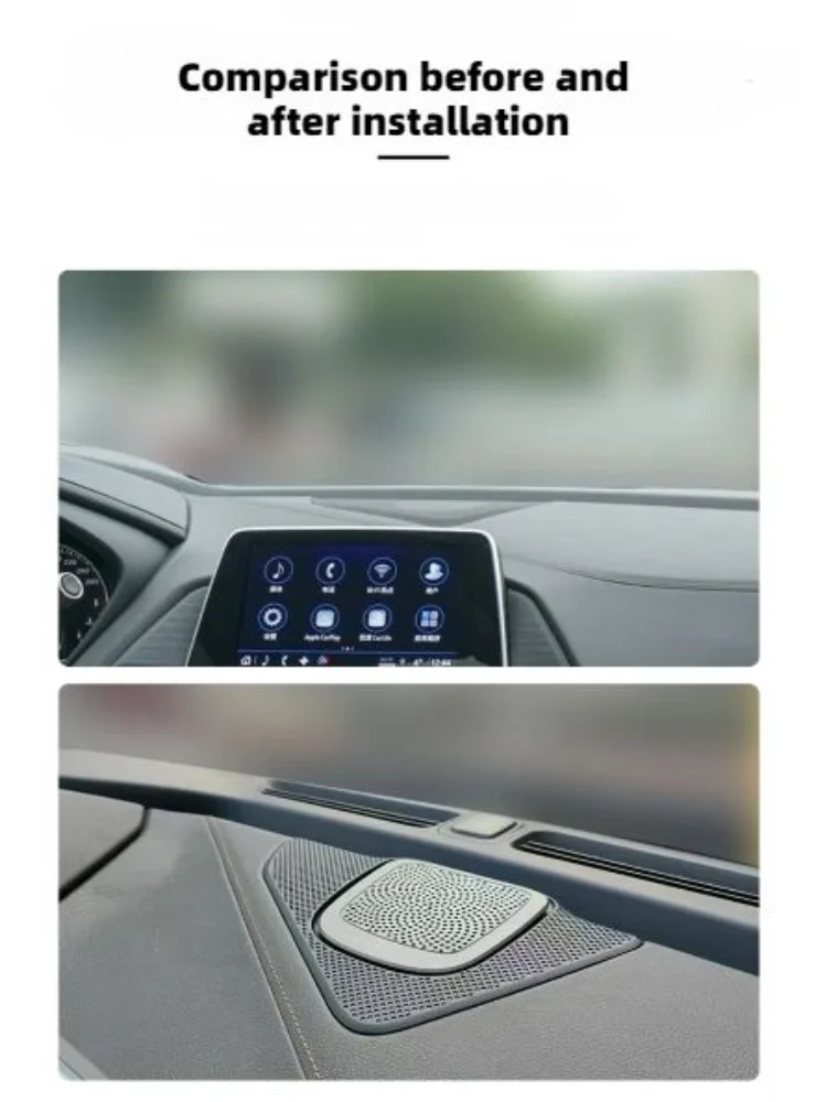 Car Sound Speakers for Cadillac CT4 CT6 Pop-up Tweeters Car Audio 32 Colors LED