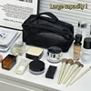 Double Layer Travel Cosmetic Bag Large Capacity Mesh Makeup Bag Makeup Storage Pouch Travel Toiletries Cosmetic Storage Bags 6