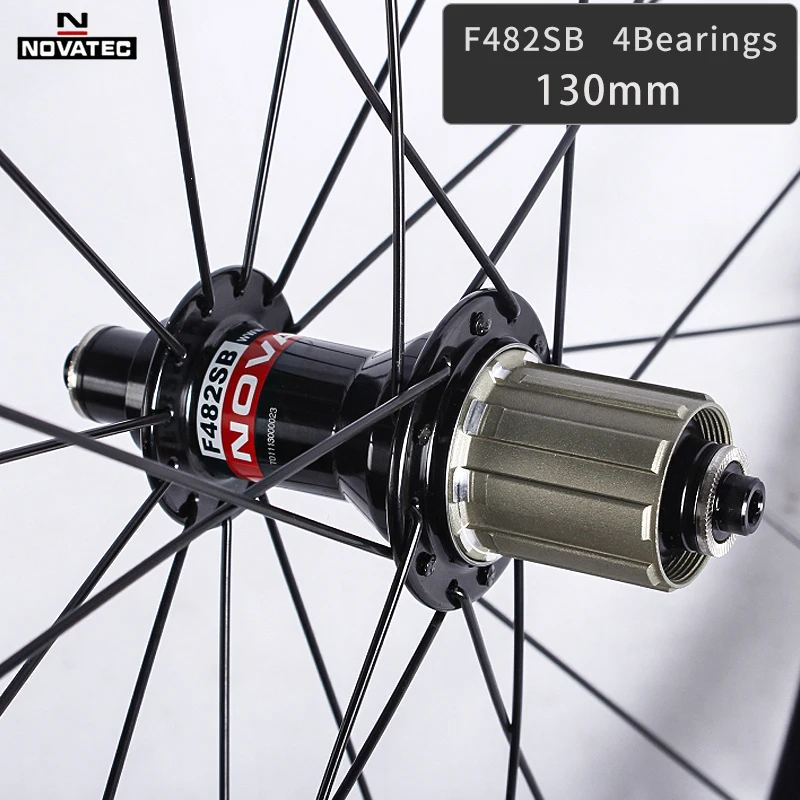 SUNRim Road Bike Wheels 700C Double Layer Alloy Brake Rim Novatec A291/F482 Bicycle Hubs 20 24Hole 4bearings 7/11S Wheelset