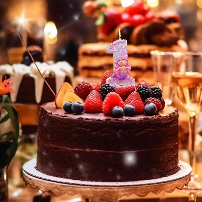 숫자 양초 어린이 생일 양초, 0-9 숫자 인사, 생일 케이크 양초, 케이크 토퍼 장식 파티